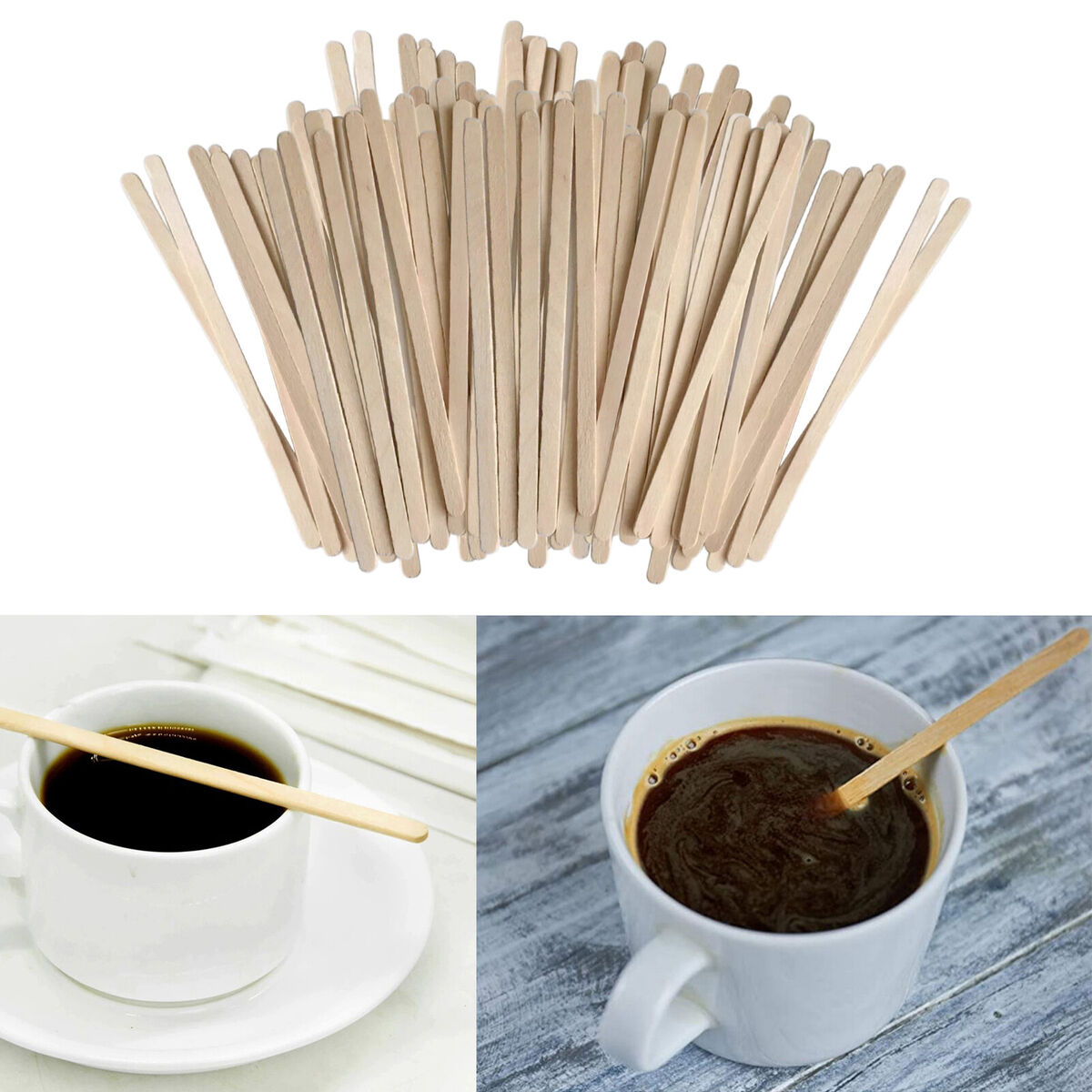 Wooden rers Disposable Beverage  Sticks  140x6x1.5mm