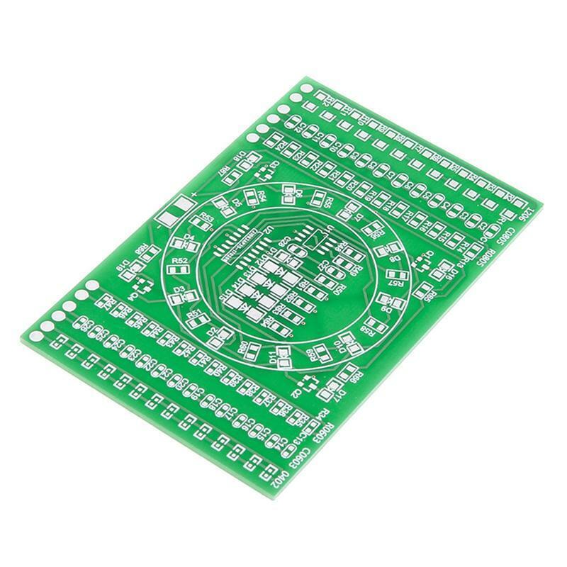 SMD Flashing LED Components Soldering Practice Board Skill Electronic Circuit