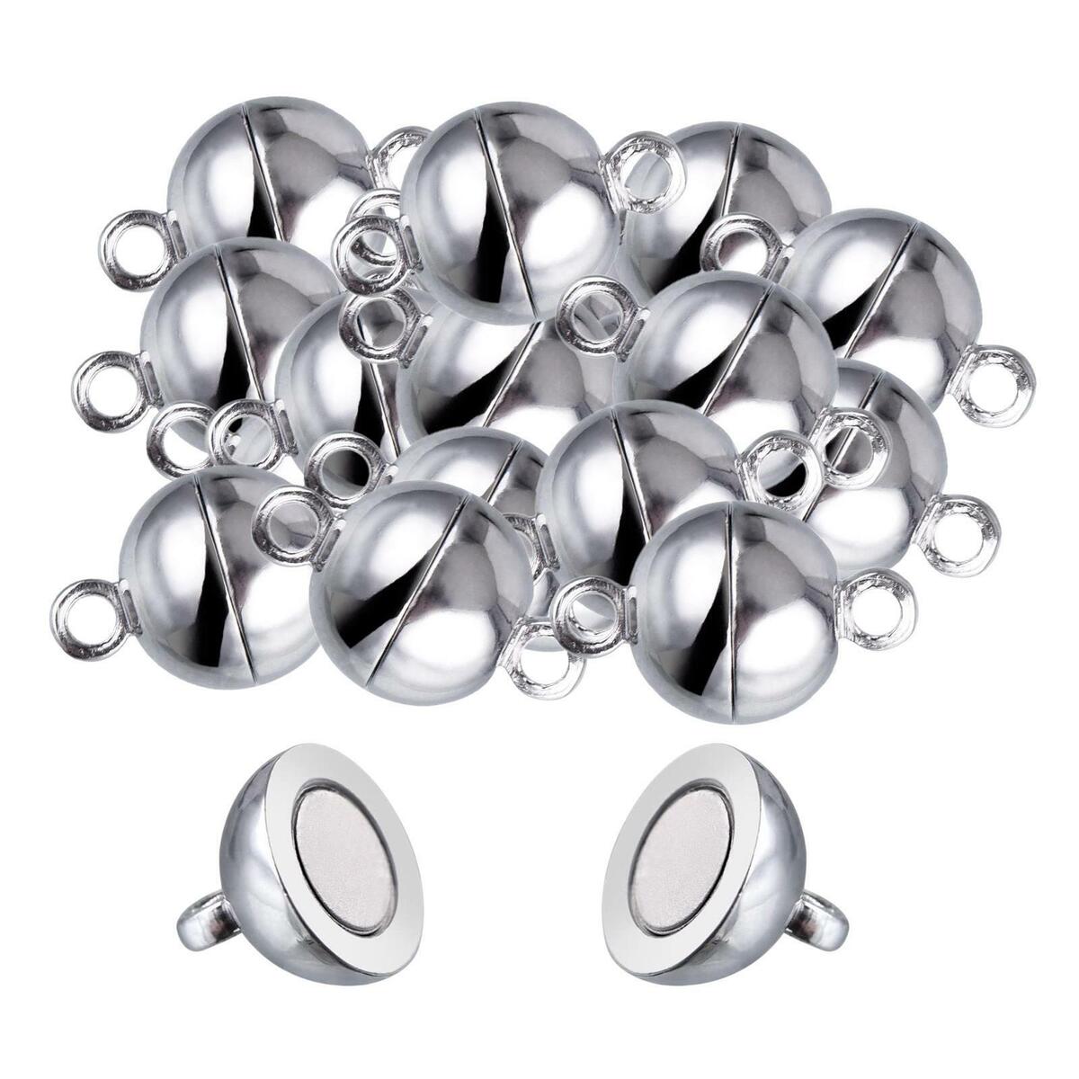 2 Bags  Magnetic Clasp Closures Necklace Jewelry Making Accessories