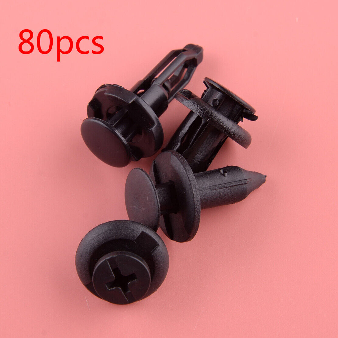 80pcs Car Body Bumper Push Pin Retainer Trim Moulding Clip Rivet 91503-SZ3-003