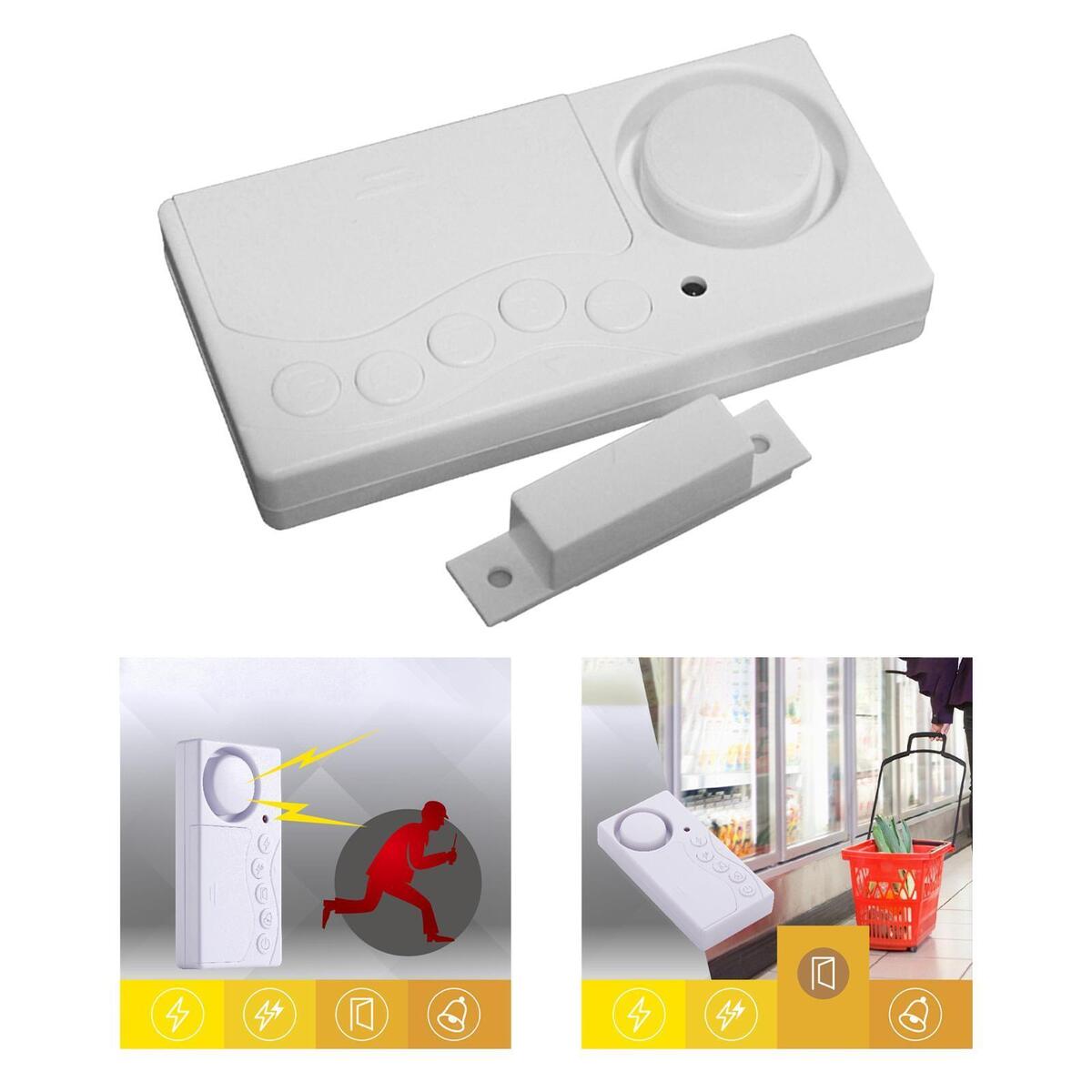 108dB Loud Door Sensor Alarm Security Alarm for Office Freezer Elderly