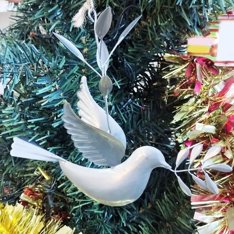 Metal Doves Wall Art Decor Holiday Gifts Outdoor Wall Sculpture Decoration