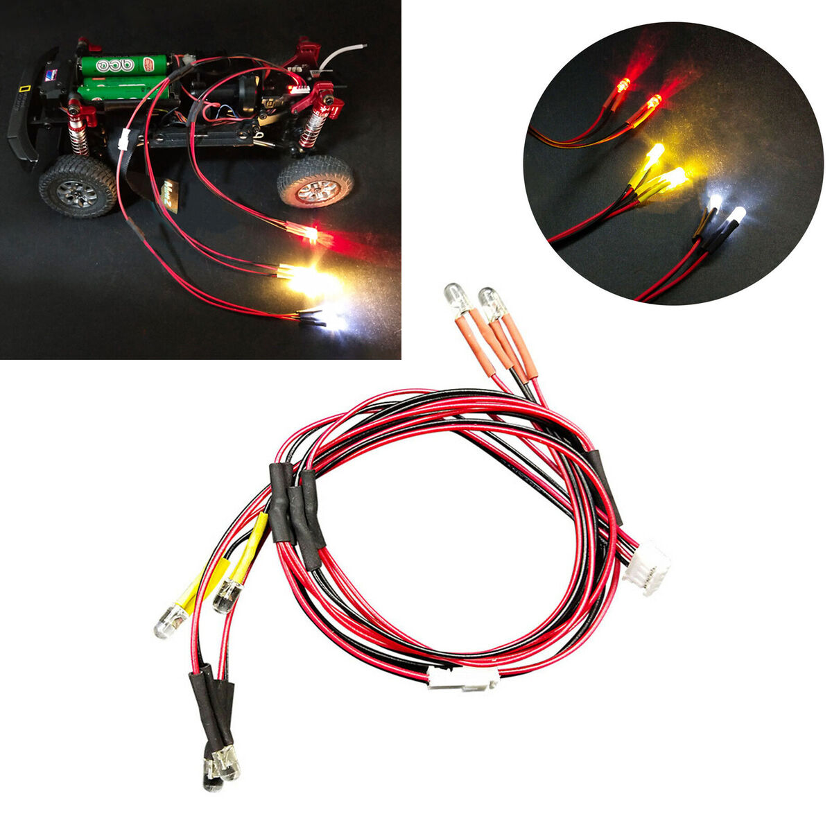 LED Light Set Foggy Signal Light Lamp Parts For Kyosho Mini-Z Jimny 4X4 RC Car