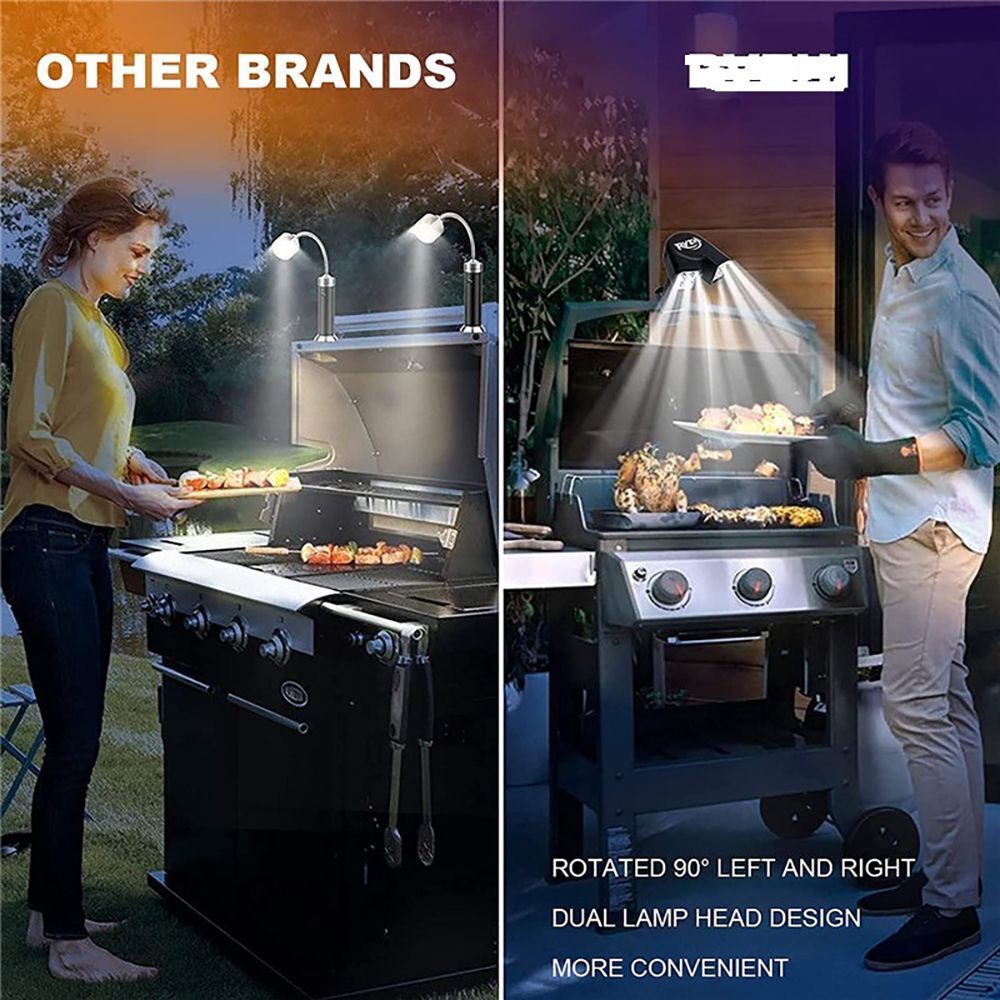 Outdoor Camp Accessories Grilling Tools Barbecue Lamp Grill Light Flashlight
