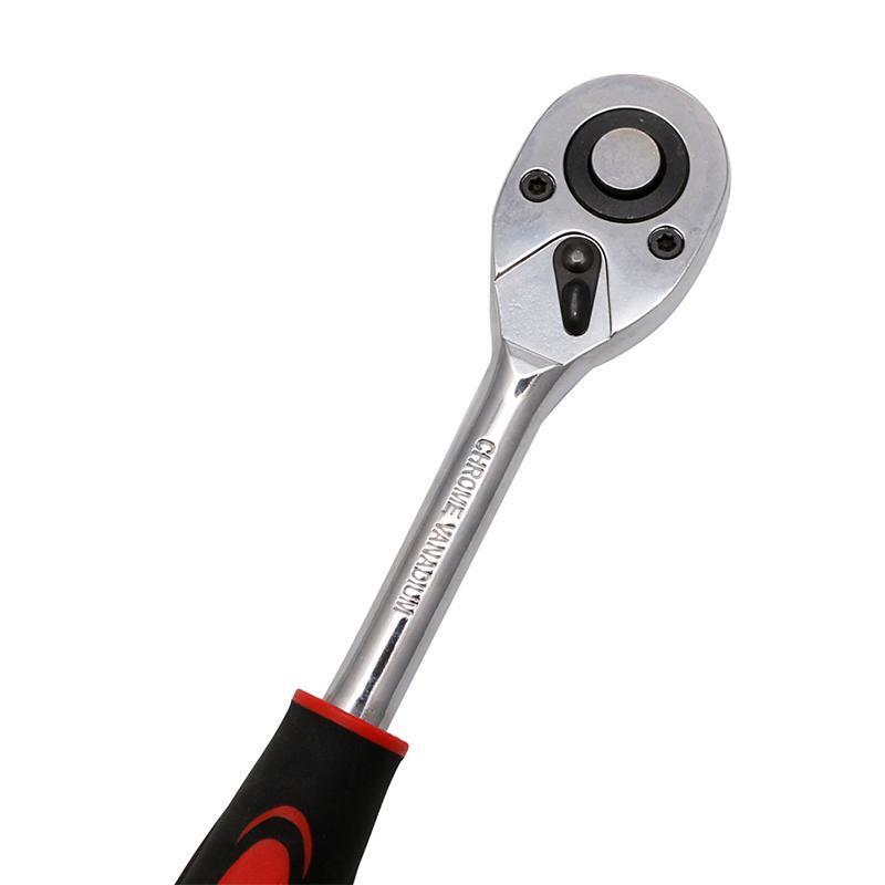 1PC 1/4"Drive Quick Release Ratchet Socket Wrench Hand Repairing Tool