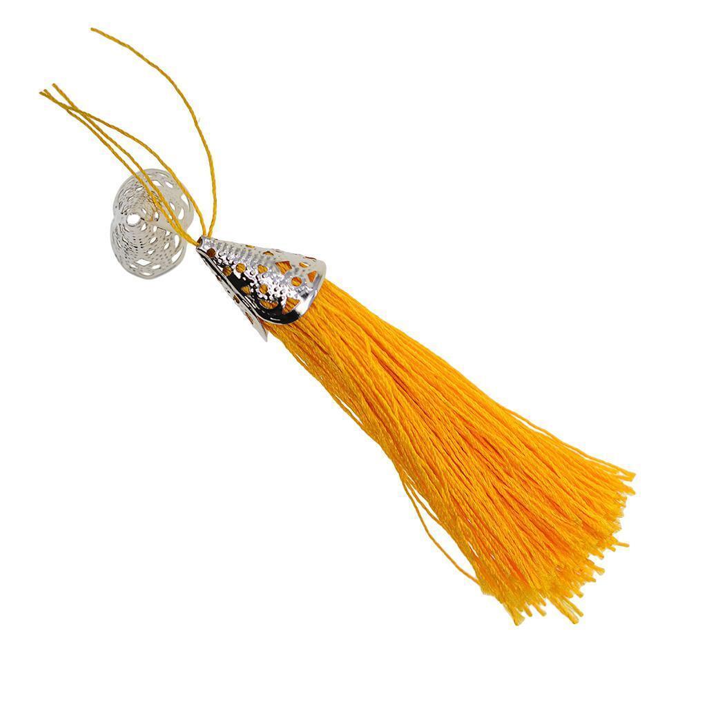 50x Filigree Cone Shape End Caps Bead Caps Tassel Making Jewelry Connectors