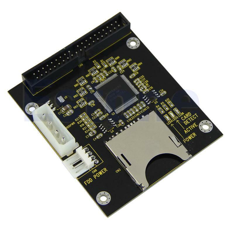 SD SDHC SDXC MMC to 3.5" 40Pin Male IDE Adapter Card SD Memory Card to IDE
