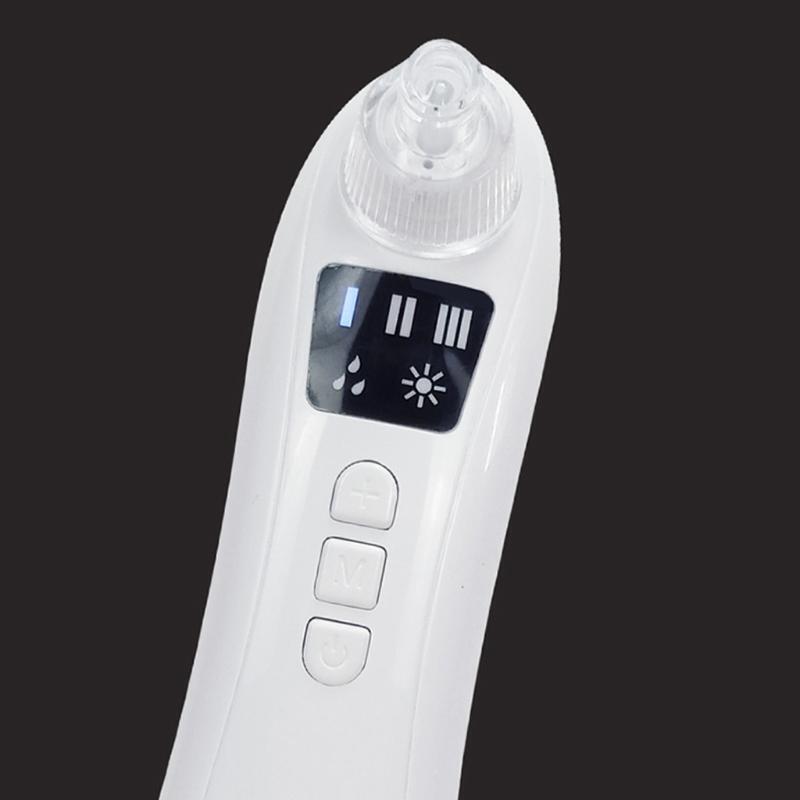 Electric Pore Cleaner Rechargeable Pores Extractor 3 Modes Adjustment 4 Probes