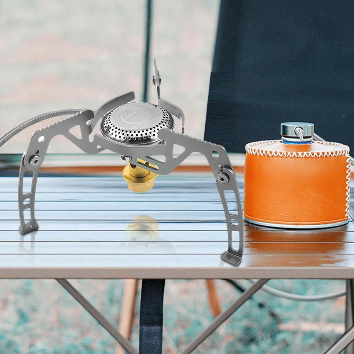 Camp Stove Camping Gas Stove Split Burner Gadgets Gear for Hiking Outdoor