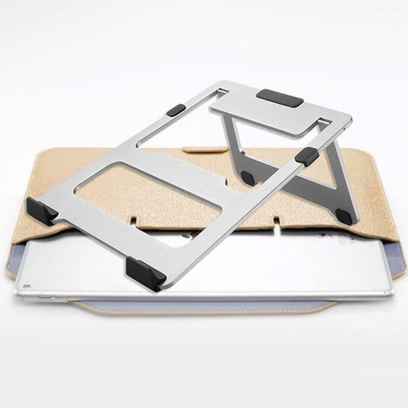 Aluminum Alloy Folding Laptop Stand Portable Notebook Computer Cooling Base