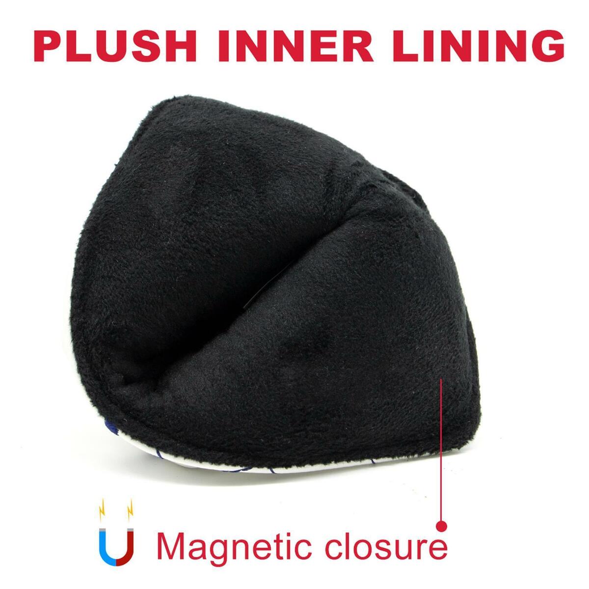 Golf Blade Putter Head  PU Leather Durable with Magnetic