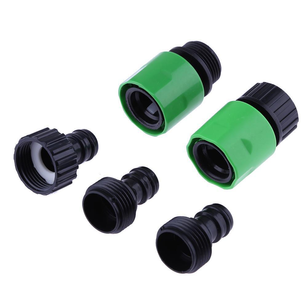 5pcs Hose Fittings Water Pipe Joint Connector Adapter Garden Lawn Irrigate