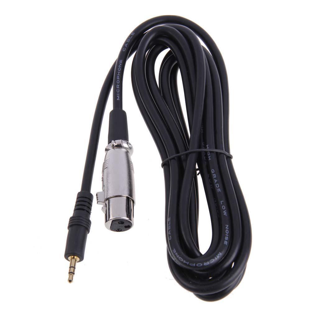 3.5 mm XLR Male to Female Microphone Sound Cannon Cable Amplifiers Cord
