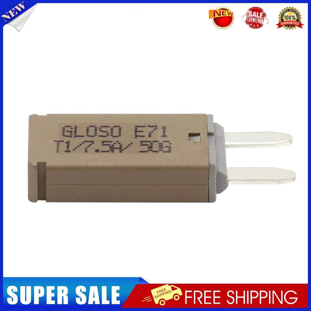 DC 14V Auto Reset Mini Circuit Breaker Blade Fuse for Car Boat(7.5A Grey)