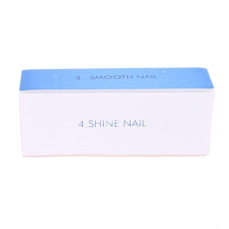 1Pc Nail Art Manicure 4 Way Shiner Buffer Buffing Block Sanding File