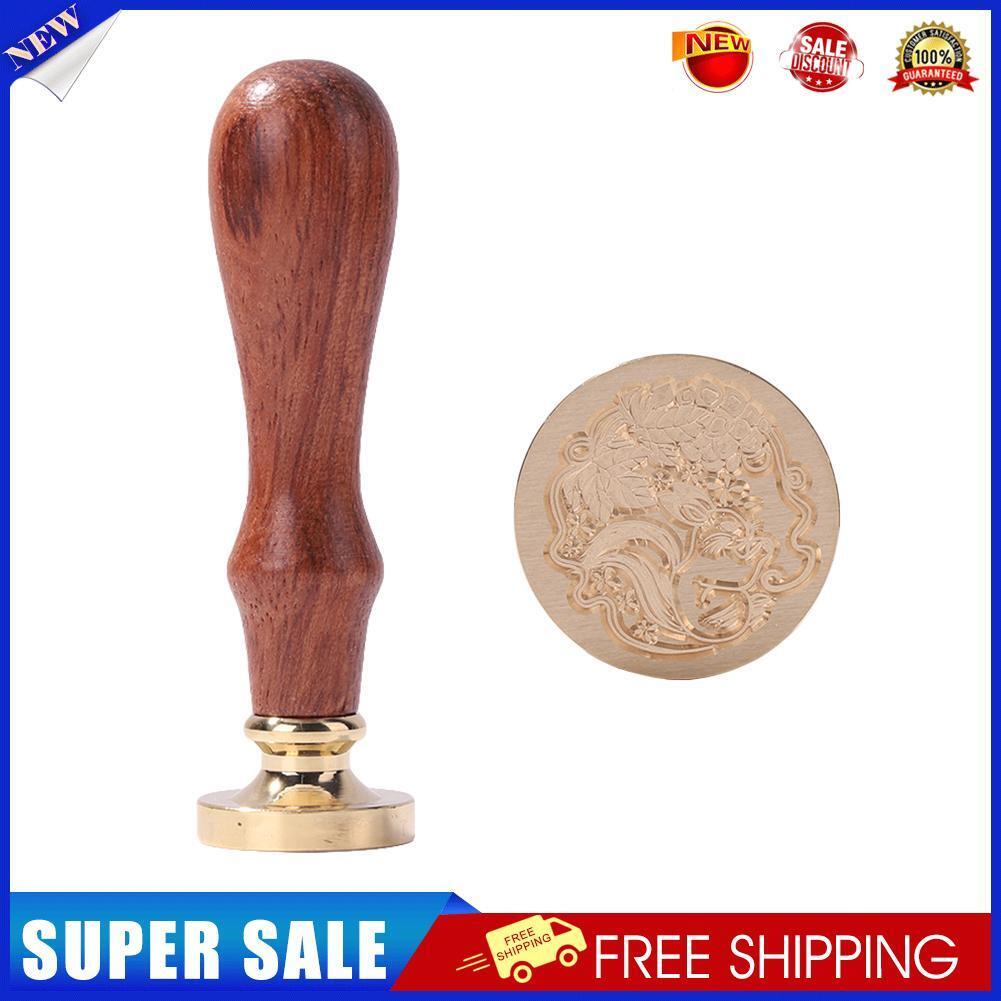 25mm Fire Lacquer Sealing Wax with Handle Copper Animal Wax Stamp (DW36)