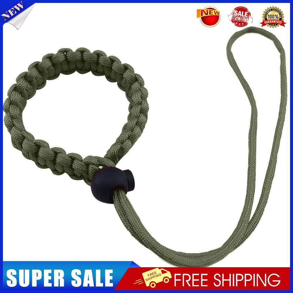 Braided Paracord Wrist Strap Lanyard for Canon Nikon DSLR SLR Camera (D)