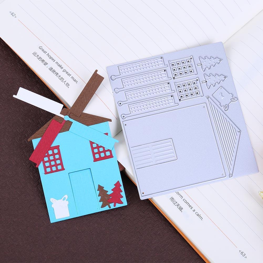 Christmas Windmill DIY Metal Stencil Scrapbook Embossing Craft Cutting Die