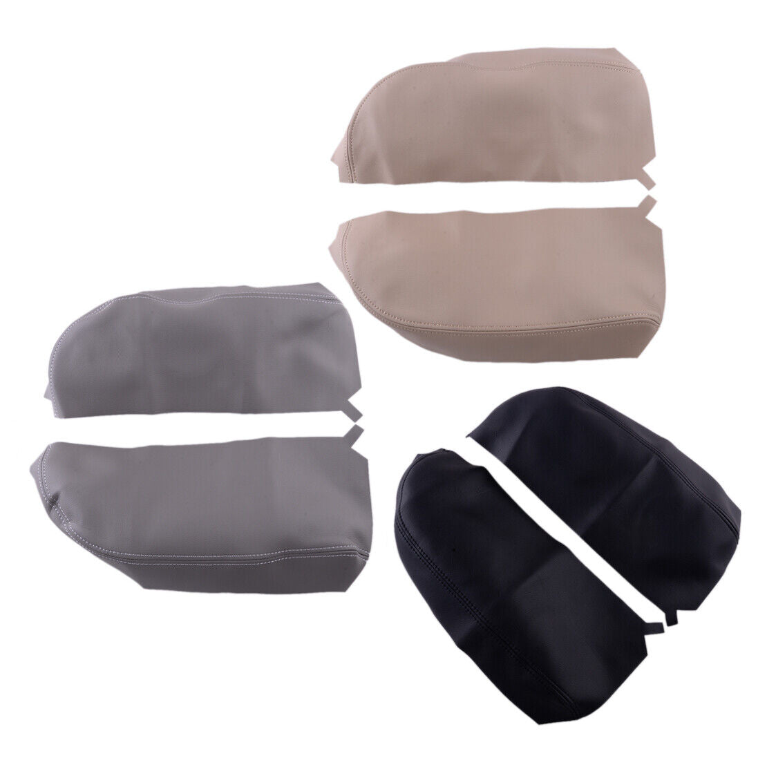 1pair Leather Front Door Panel Armrest Cover Trim Waterproof Fit for Acura RDX