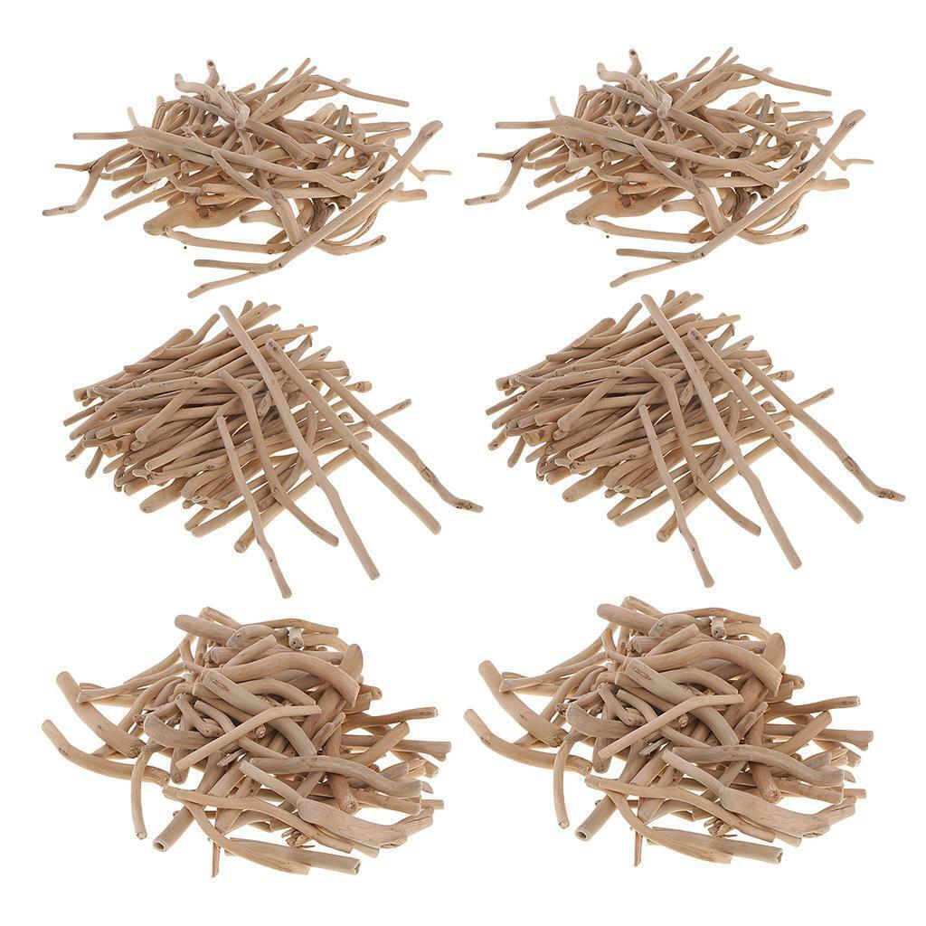 250gx3 Rustic Driftwood Branches Smooth Wooden Sticks Handcrafts Branch