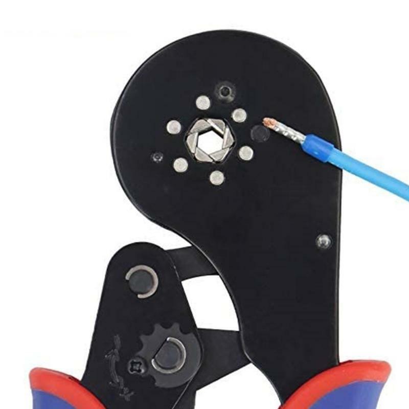 Tubular Terminal Crimping Tools 0.08-16mm² 16-6 w/ 1200pcs/box Terminals Pliers