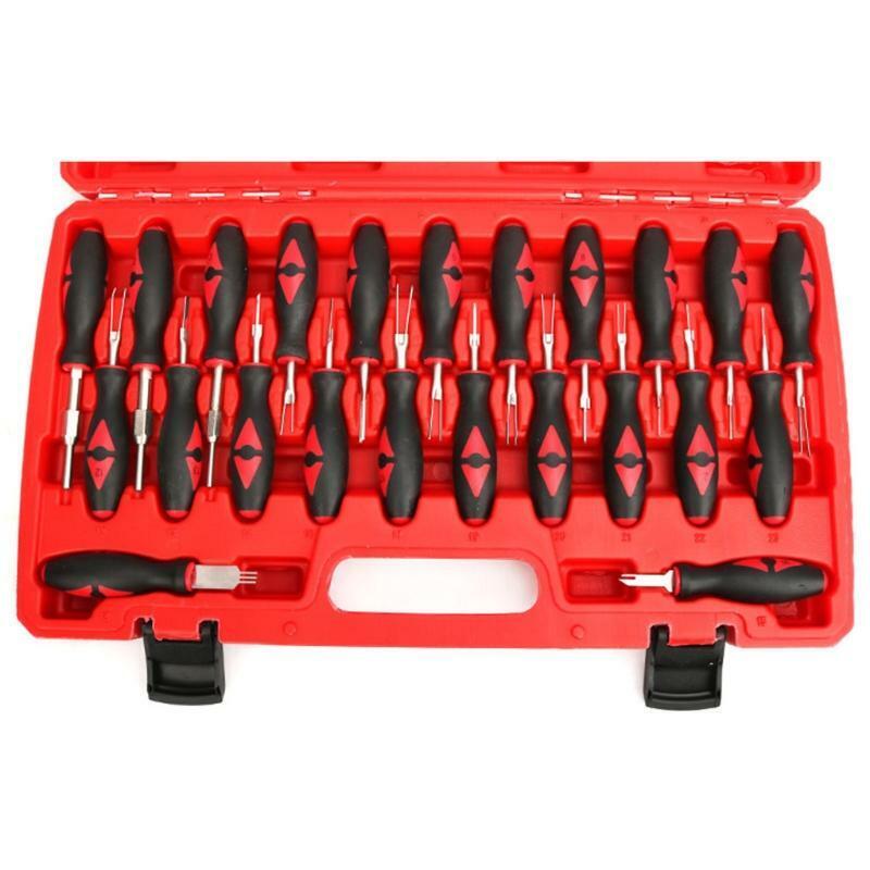 23Pc Universal Terminal Tool Kit for Auto Mechanic, Variety of Blade Head Types