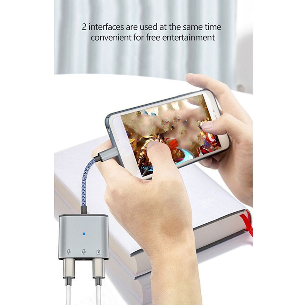 Fast Charging USB C to 3.5mm Converter Cable Type-C Audio Adapter Earphone Jack