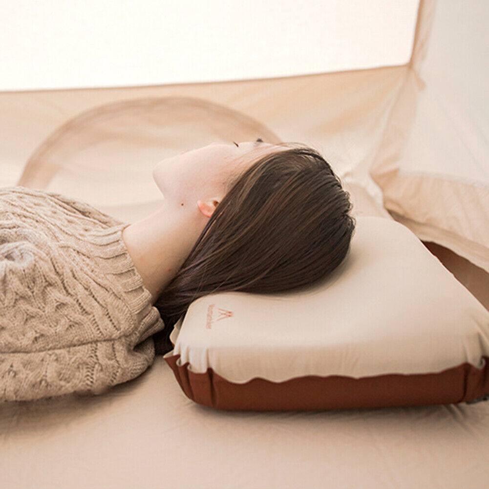 Inflatable Air Pillow Sleeping Camping Travel U-shape TPU Head Rest Support