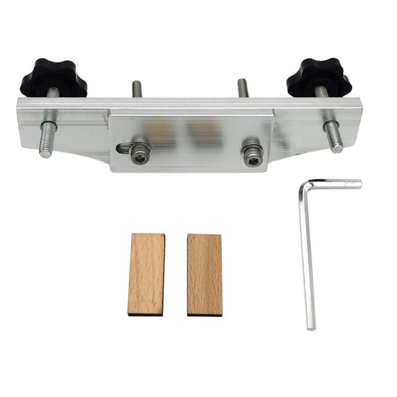Metal Guitar Bridge Clamp Stainless Steel Guitar Bridge Bonding Tool for Luthier