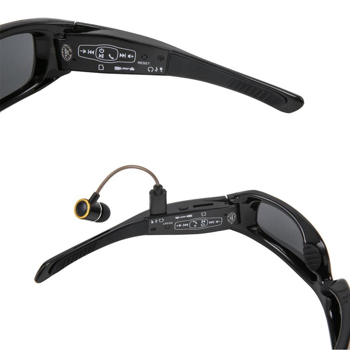 harayaa Wearable  Sunglasses Headphone Camera Wireless Glasses Mini DV