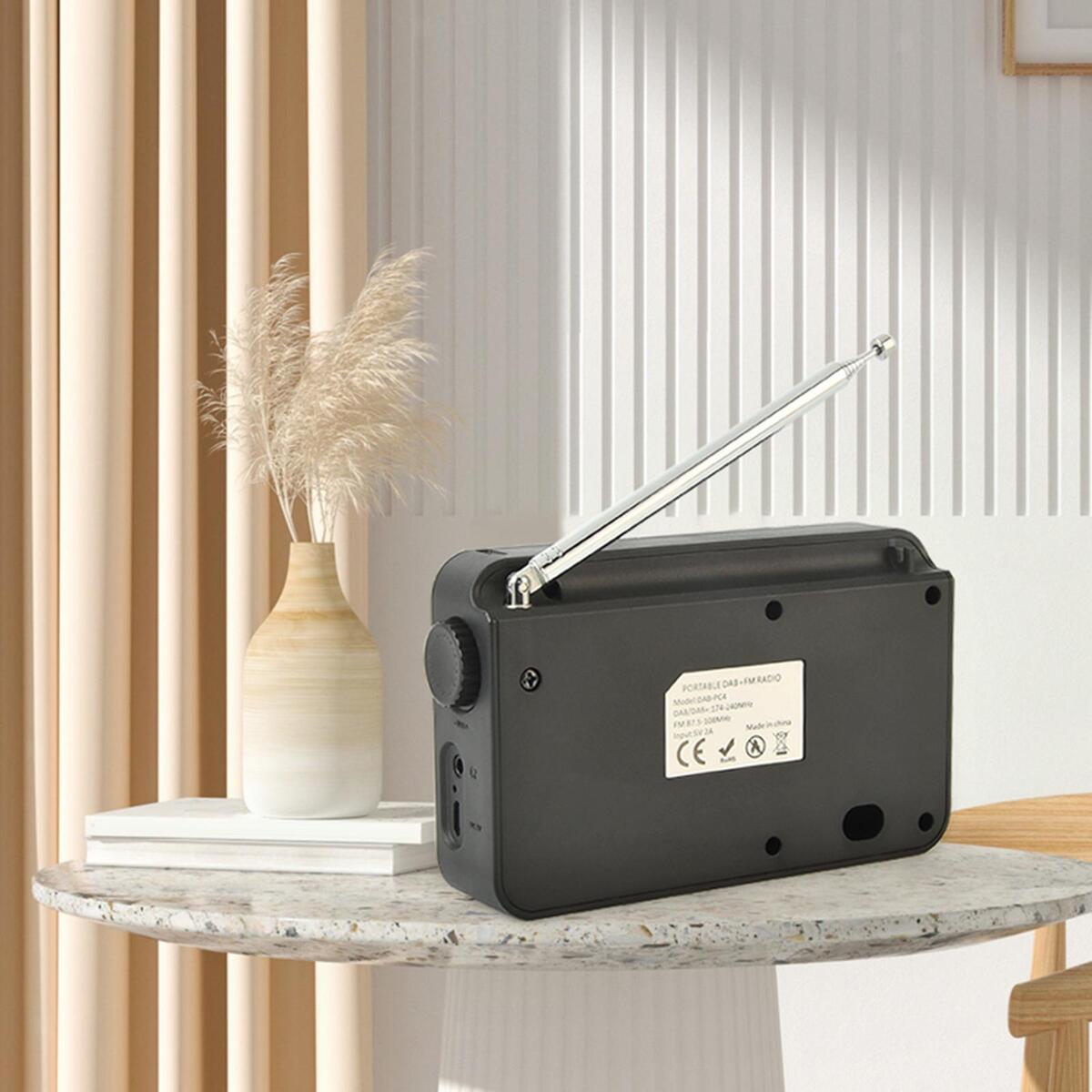 DAB Digital Radio Built in Battery Best Reception for Radio Receiving Office
