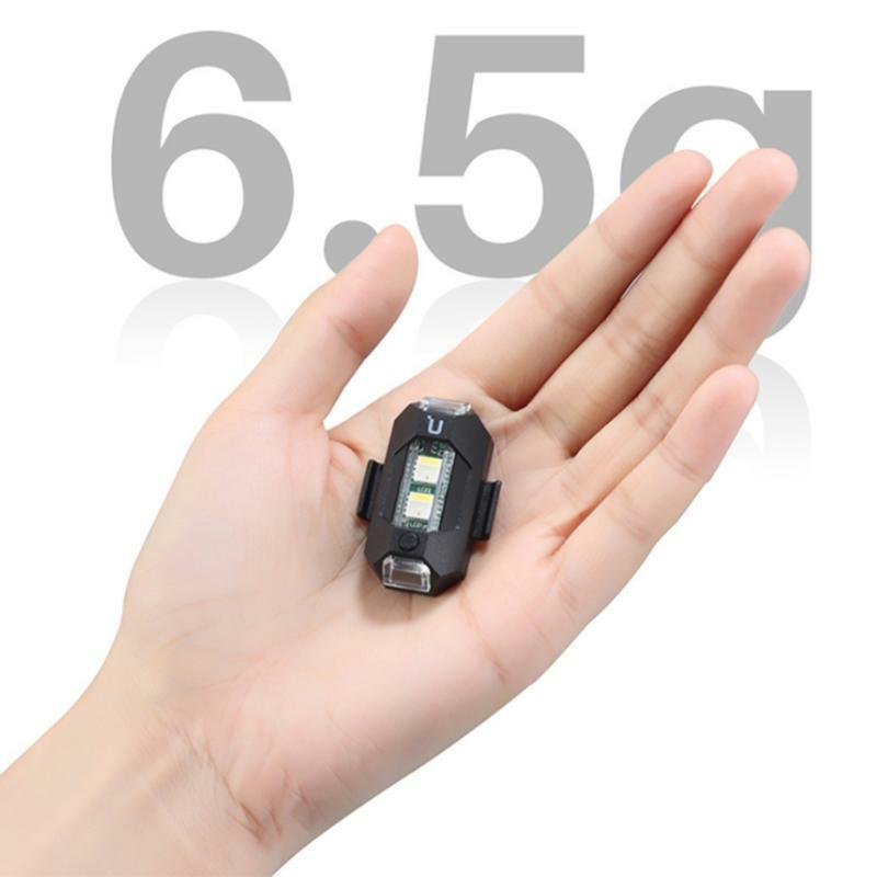 DR-02 Drone Strobe Light Anti-Collision RGB LED Lamp 3-color for Mavic Air/Pro