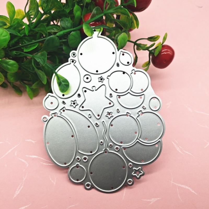 Balloon Star Metal Cutting Dies Stencil Scrapbooking DIY Album Stamp Paper Card
