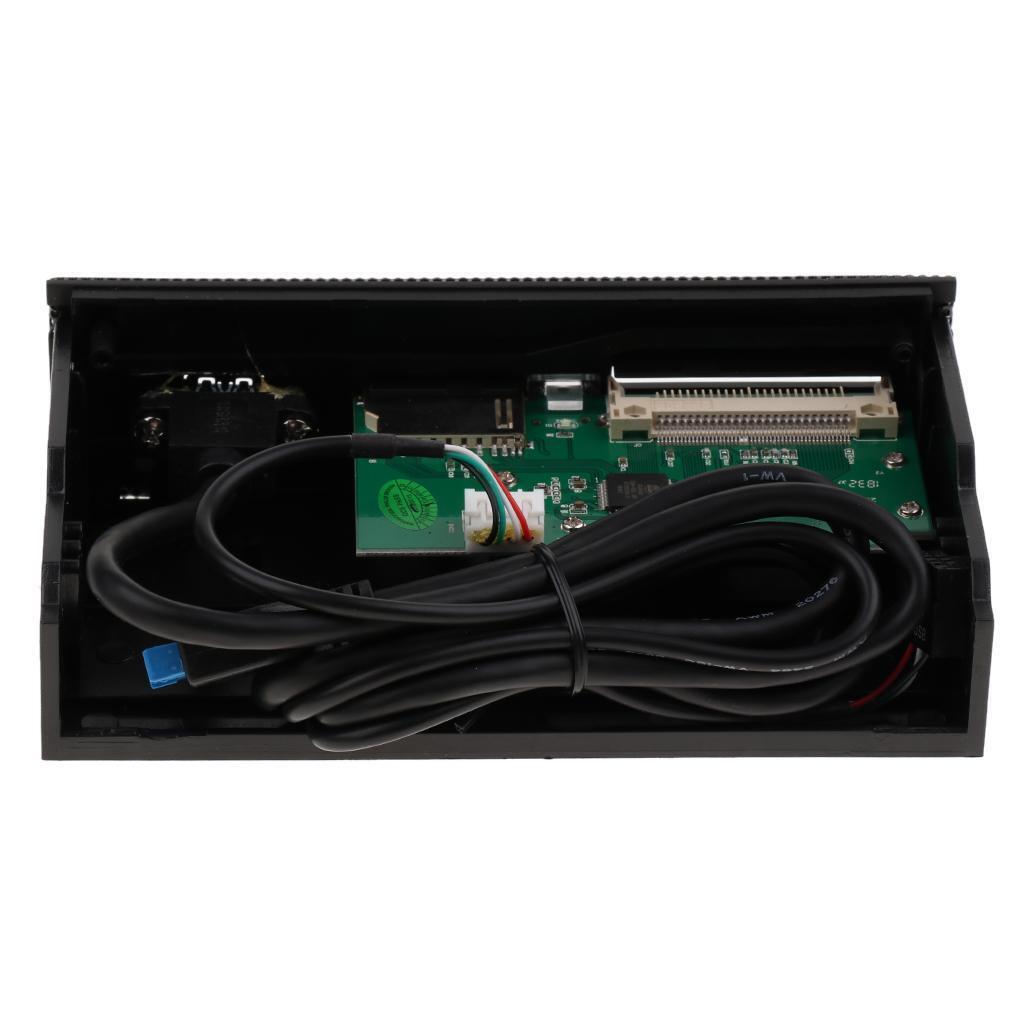 5.25'' USB3.0 Power Desktops Case Front Driver Panel Internal Card Reader