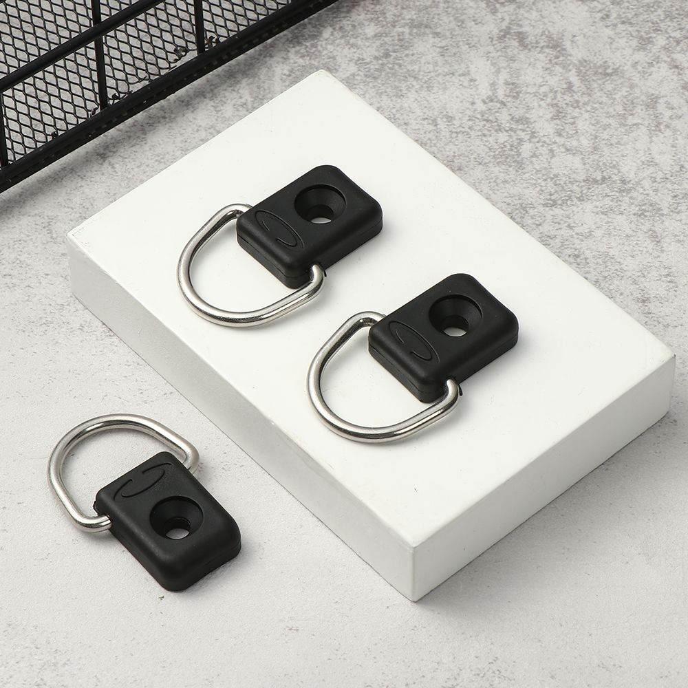 Bungee Kit Black Rope Buckle Canoe D-Buckle Kayak D Ring Rowing Boats Parts