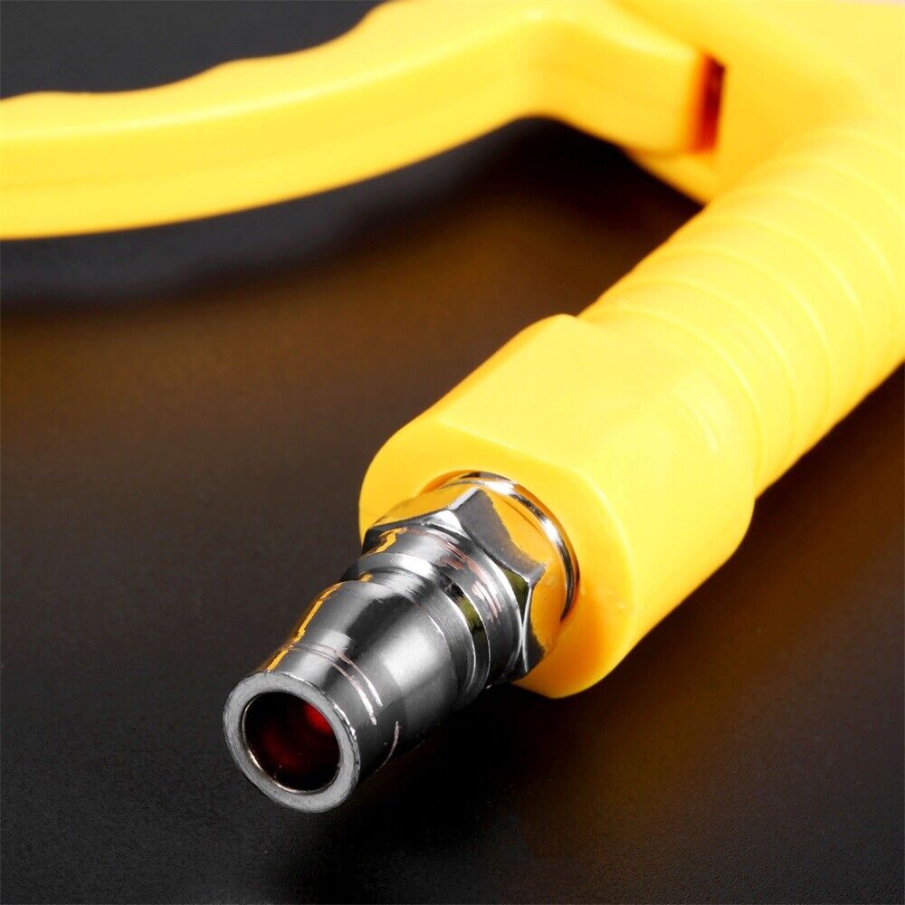 Yellow Air Compressor Blow Air Cleaner Dust Blow Gun Air Duster Handy Tool 1pc