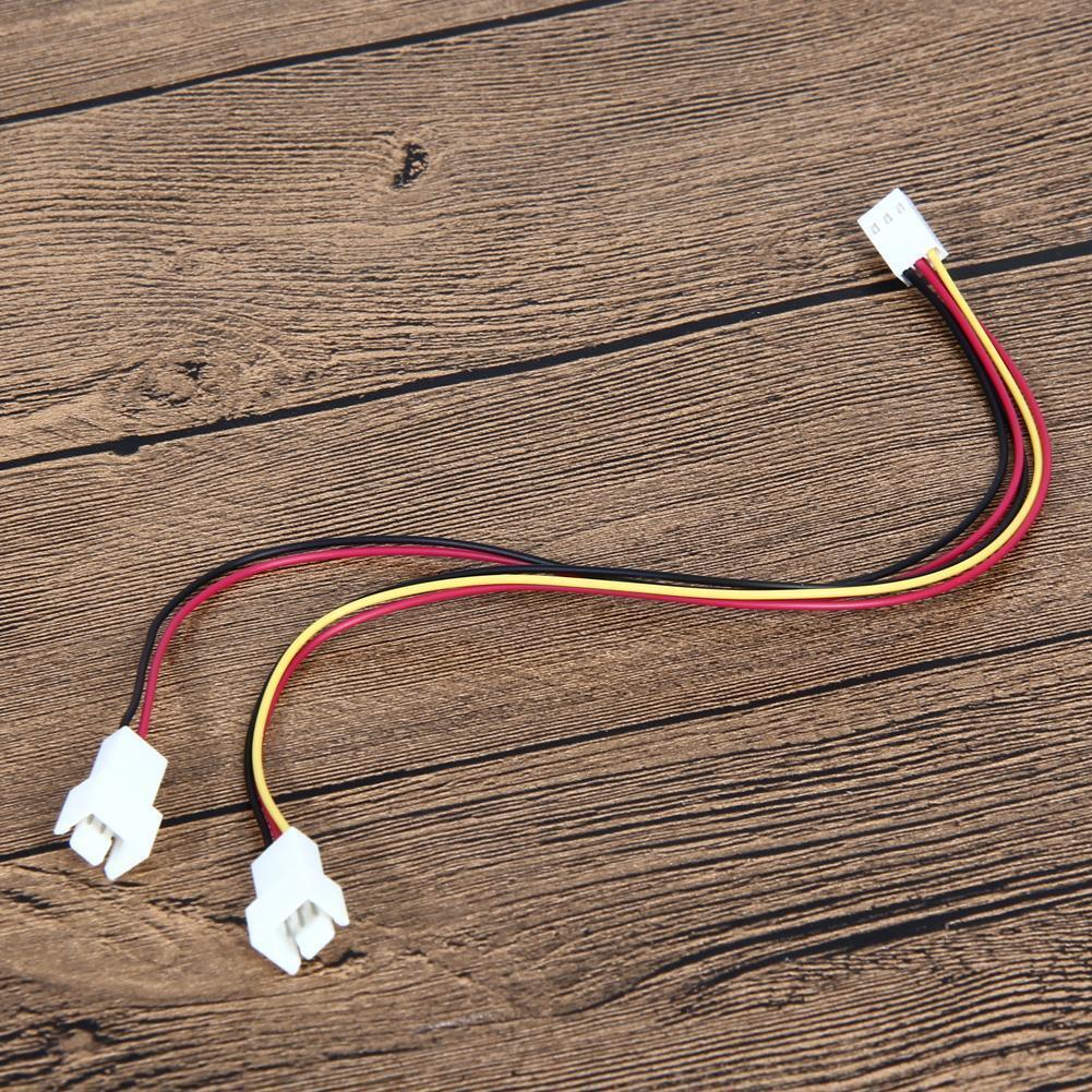 5Pcs 12V 3 Pin Female to 2/3 Pin Male PC Fan Power Splitter Extension Cable