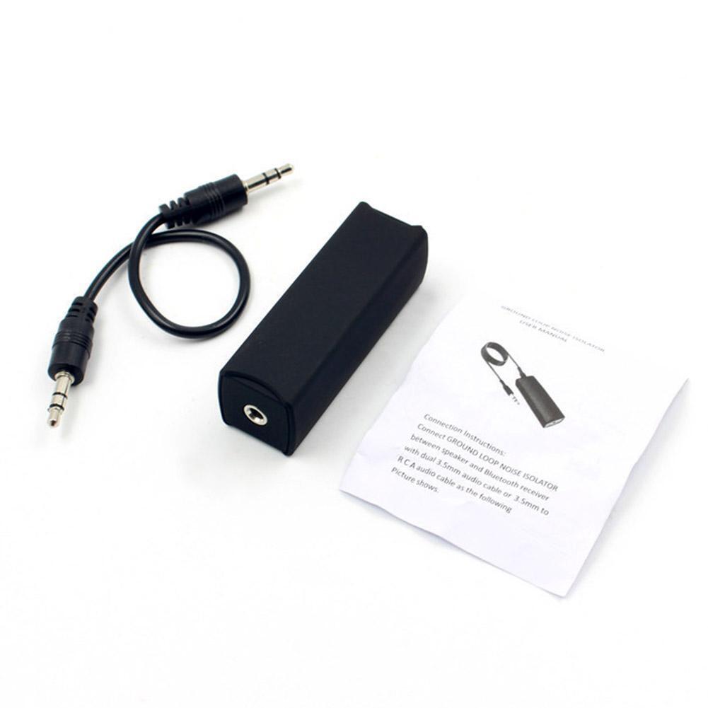 3.5mm AUX Audio Ground Loop Isolator Cable Noise FilterKiller Car Accessory