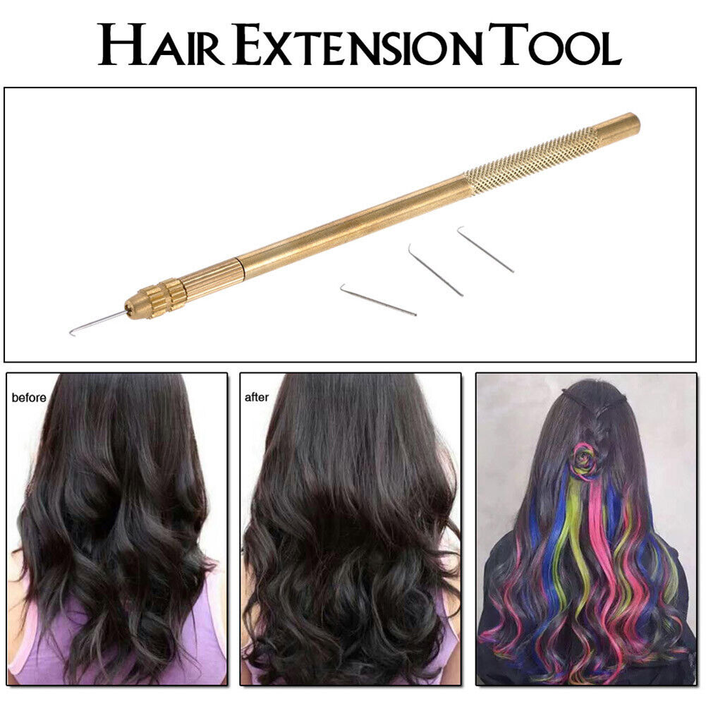 5pcs/set Ventilating Holder with Copper Handle for DIY Lace Wig Needles