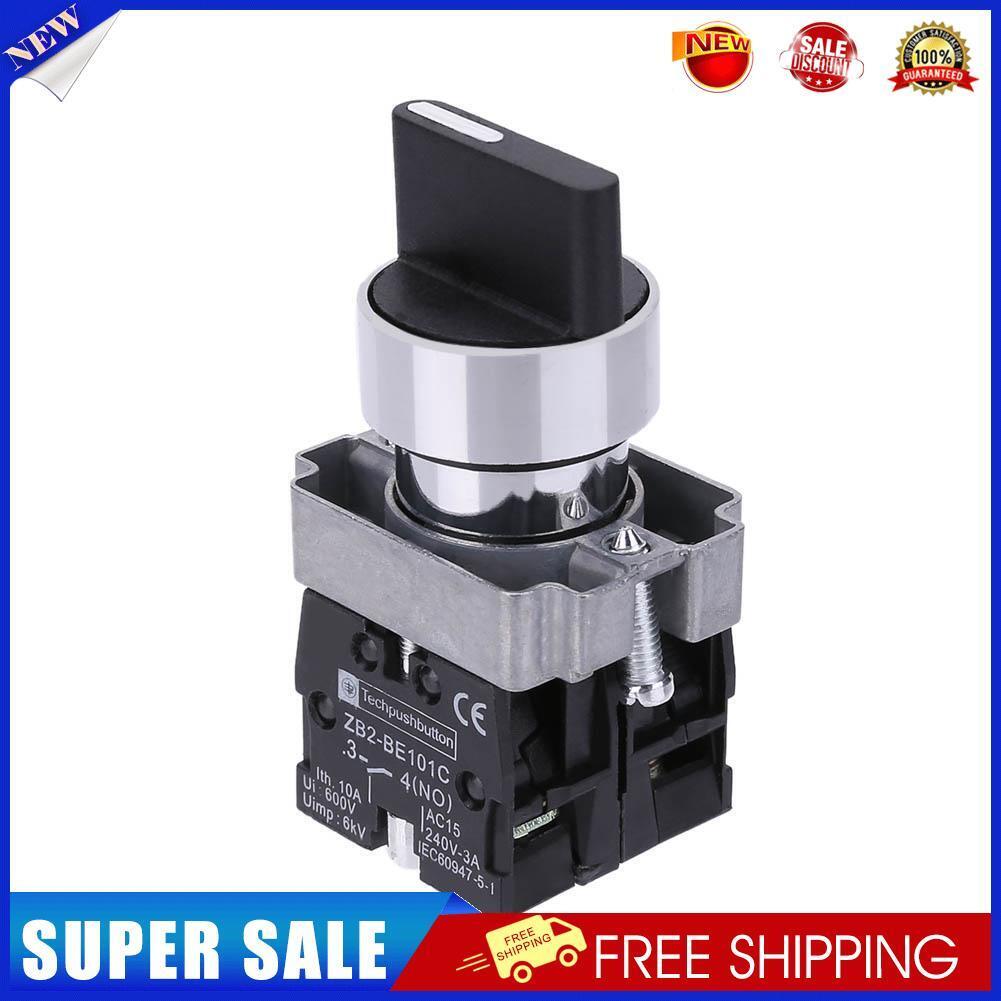 10pcs 10A 3 Position 2NO Maintained Toggle Select Selector Switch XB2-BD33C