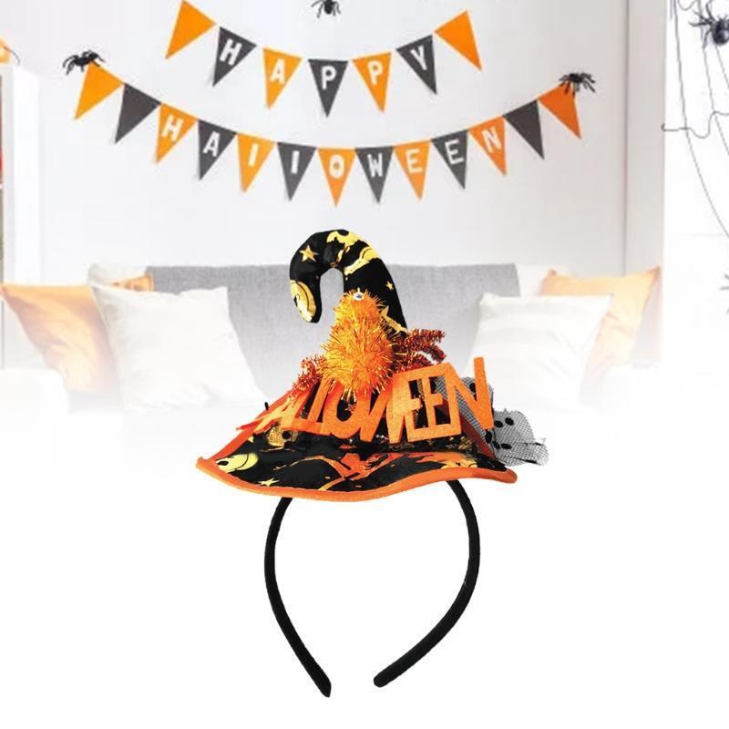Halloween Costume Mini Pointy Witch Hat Headband Novelty Carnival Party Supplies