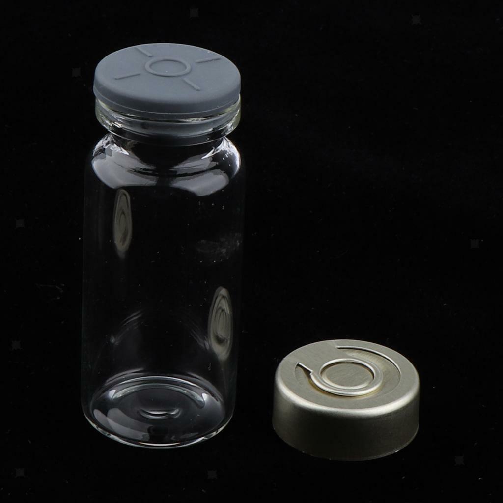 20pcs Refillable Empty Bottle   Powders - Clear, 10ml