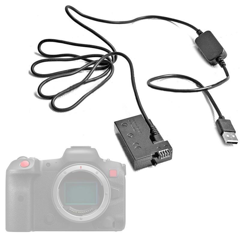 DR-E8 Dummy Battery DC Power Bank USB Adapter Cable Replacement for LP-E8 550D
