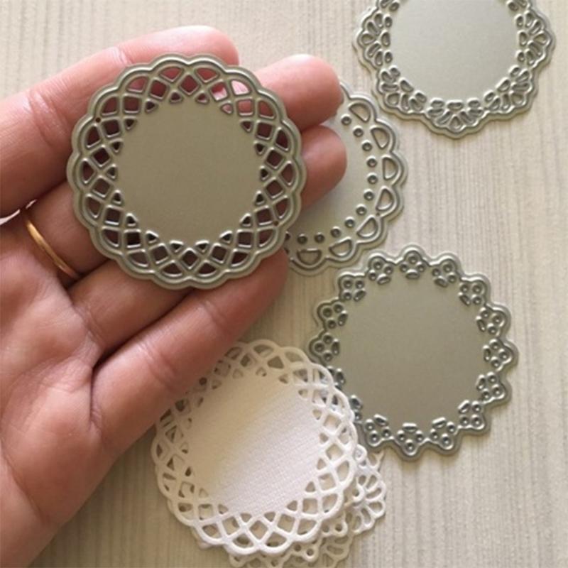 Wreath Circle Metal Cutting Dies Stencil DIY Scrapbooking Album Paper Template