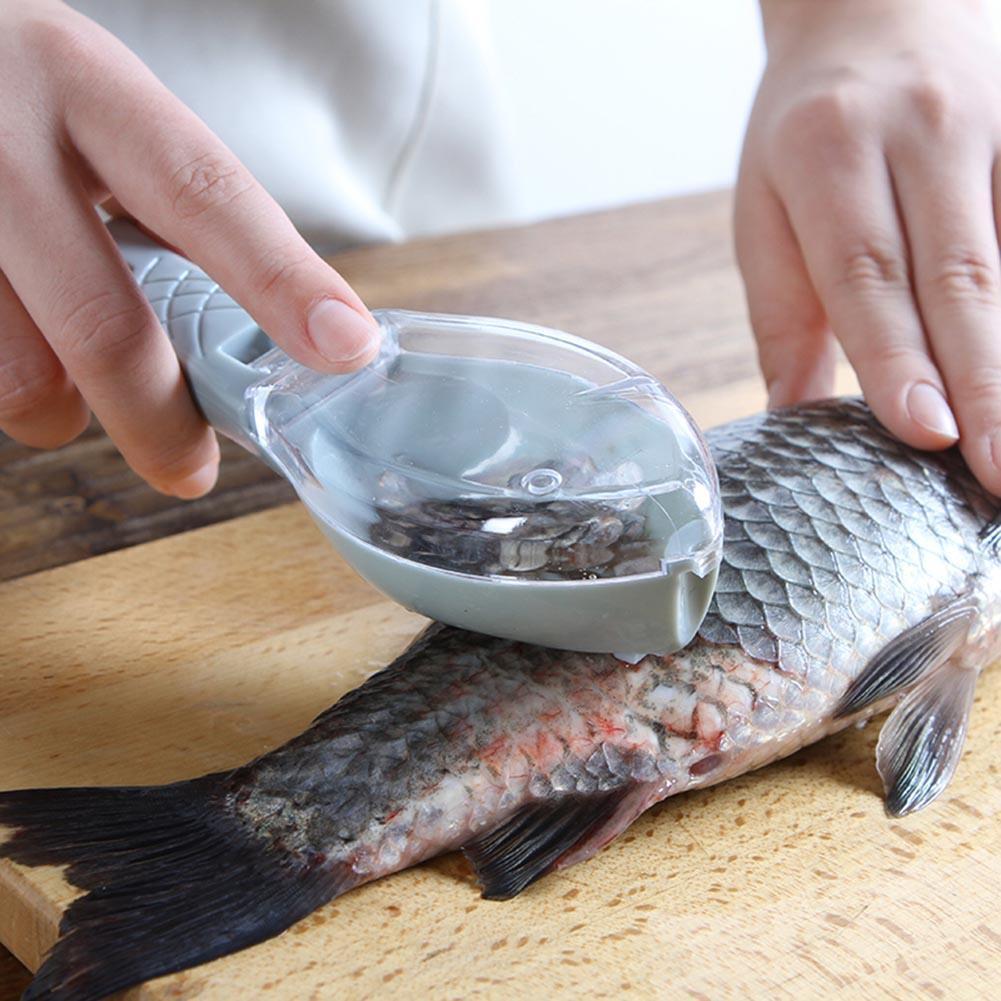 Plastic Fish Scales Graters Scraper Fish Cleaning Scraping Scales Device