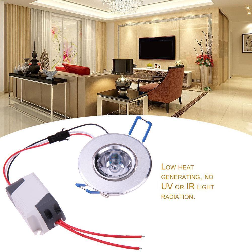 3W RGB Downlight AC85-265V Ceiling Light Lamp Spot Light w/ Remote Control
