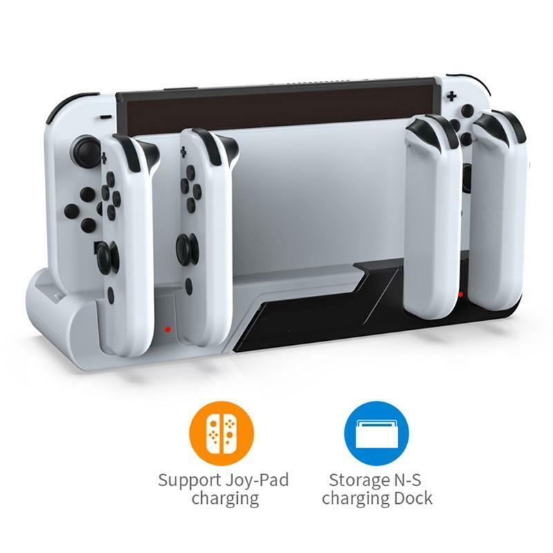 Portable Travel Charging Holder Charger Dock Base Fits for Switch/Switch OLED