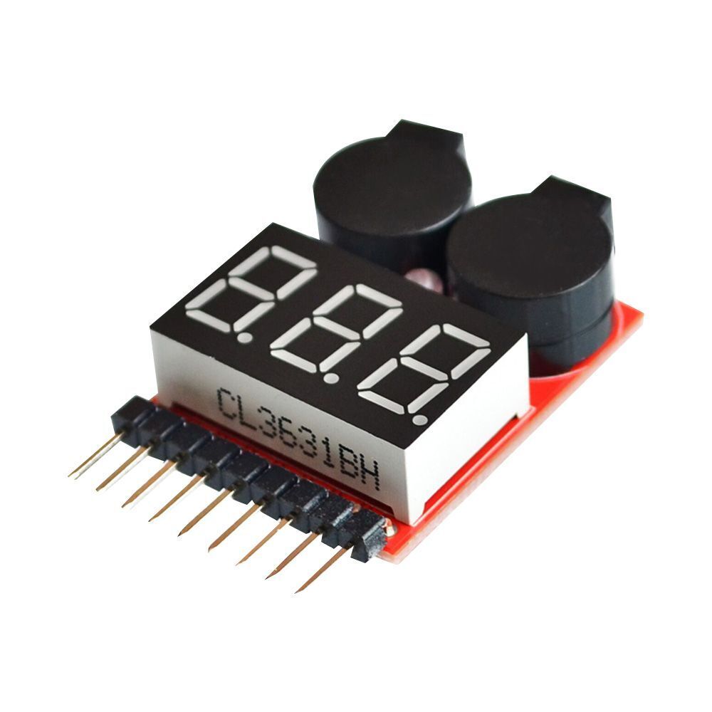 Meter Tester Battery Low RC Voltage Display Lipo Battery Monitor Alarm Buzzer