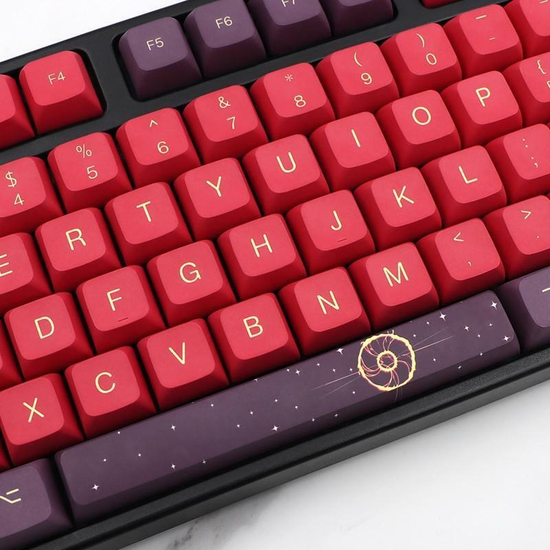Explosion 130-Key Keycaps XDA Dye Subb for Cherry MX Switch Mechanical Keyboard