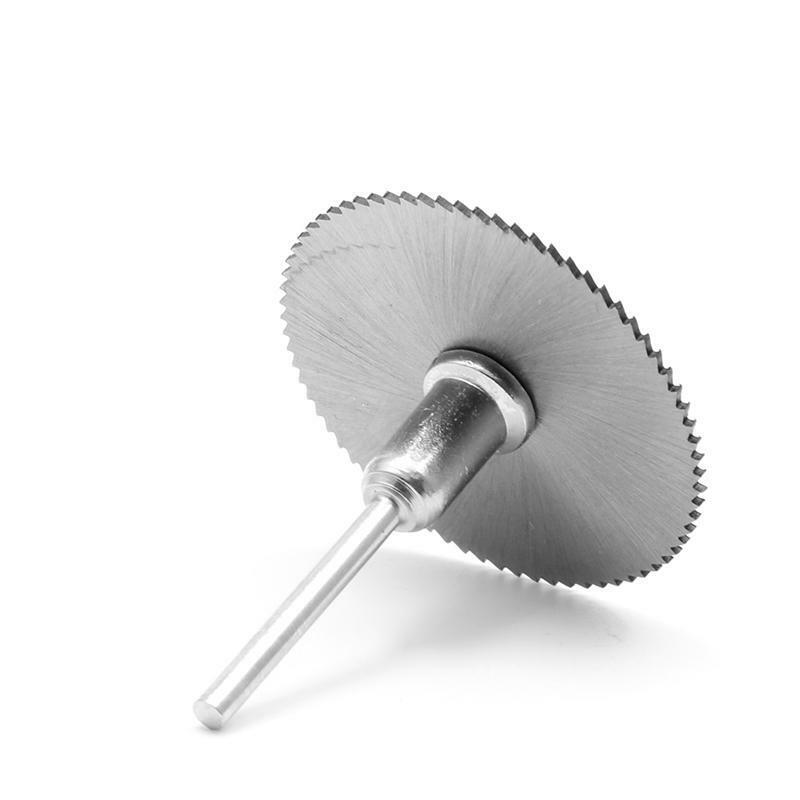 44MM HSS Cutting Disc Grinder Cutoff Circular Saw Rotary Blades Tool + Rod New
